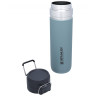 Термобутылка Stanley Go Quick Flip 0,71 л, серо-голубая (10-09149-093)